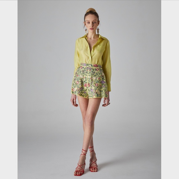 NWT Anthropologie La Fuori Embroidered Shorts - Picture 5 of 9